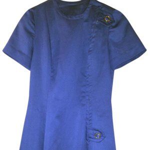 SOLD! Navy Blue 1960's A-line Stewardess Dress